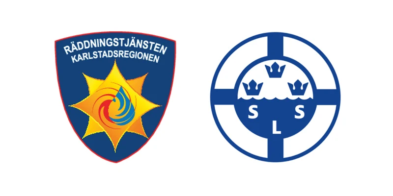 Logotyper Räddningstjänst och SLS