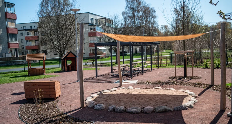 Hagaborgs förskola sandlåda
