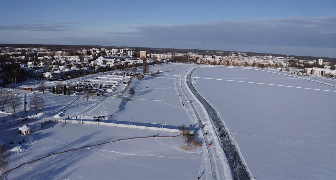 Vinter på Mariebergsviken