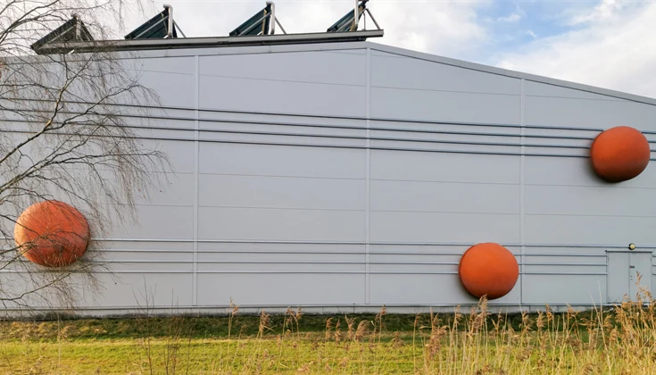 Konstverket Homo ludens på dagen