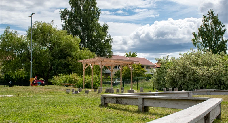 Västerstrands förskola gården