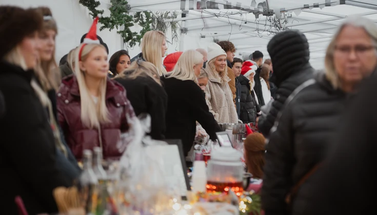 Utställare på Tingvalla julmarknad