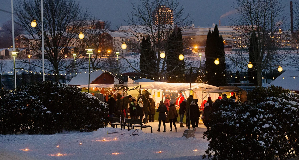 Julmarknad Mariebergsskogen