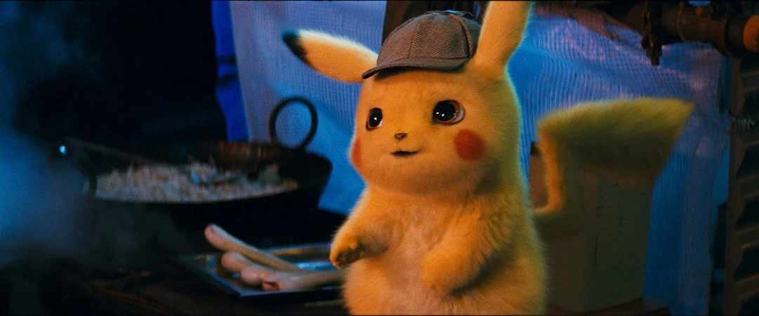 Scen ur filmen Pokémon Detective Pikachu