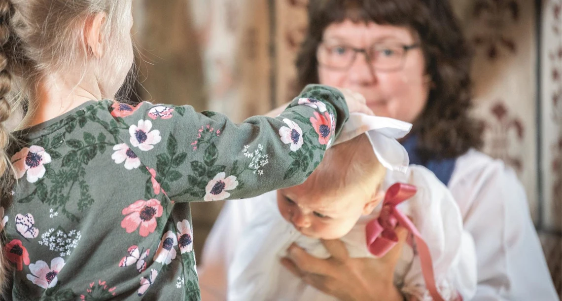 Dop i Acksjöns kapell. 