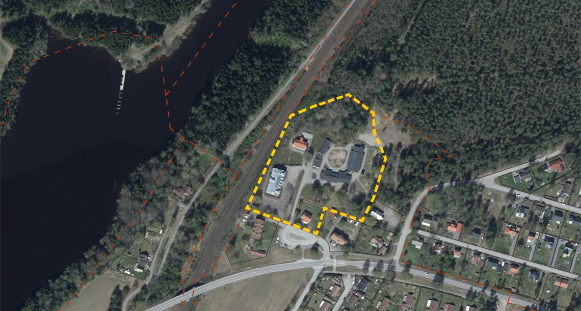 Översiktsbild över planområdet