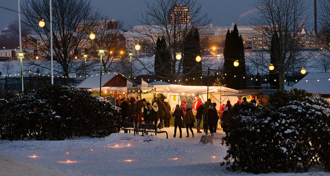 Julmarknad Mariebergsskogen