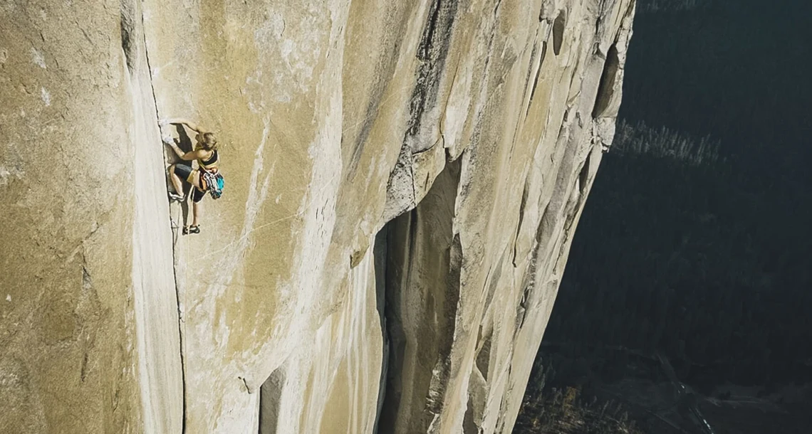 Scen ur filmen Girl Climber