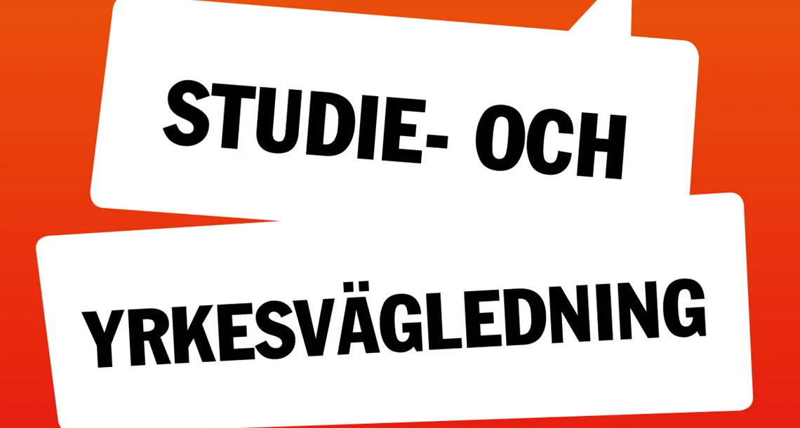 Text Studie och yrkesvägledning.