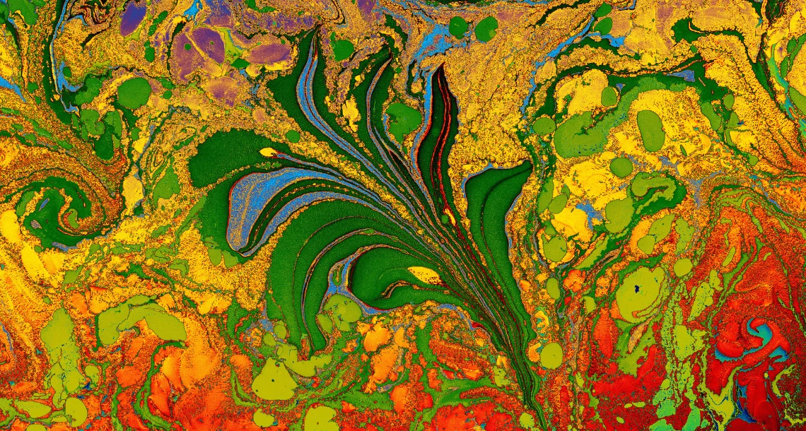 Marmorering på papper