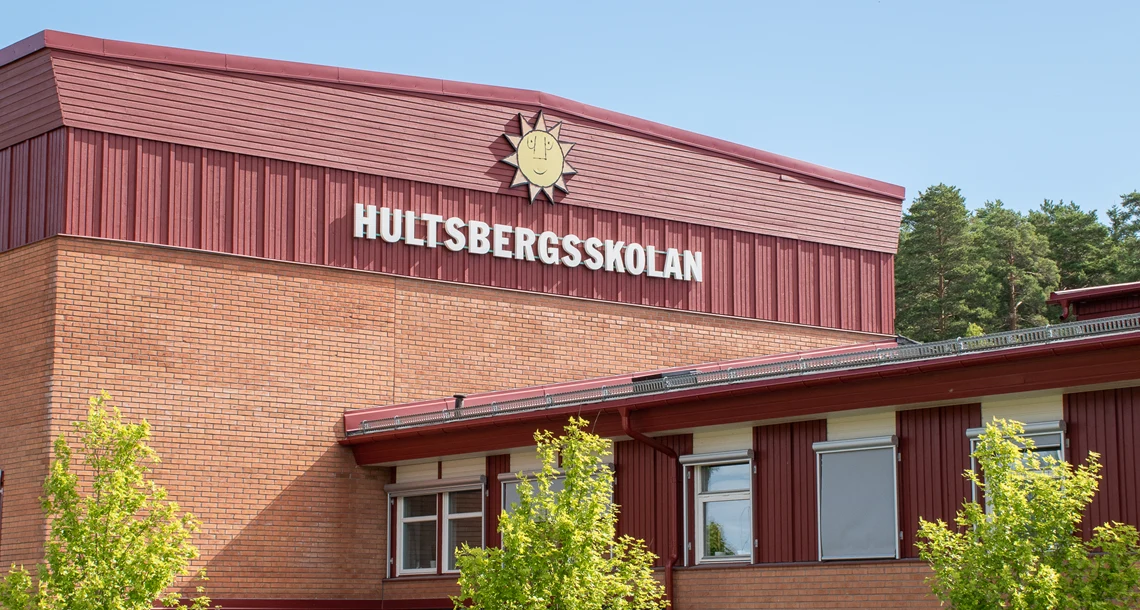 Hultsbergsskolan huvudbyggnaden