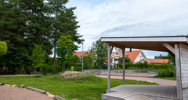 Södra Råtorps förskola gården