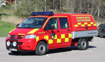 Transportbil station Värmskog.