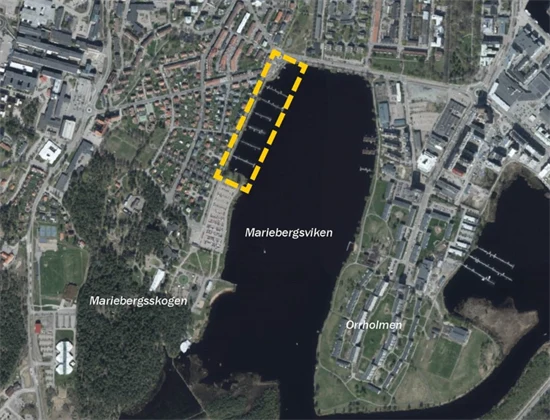 Översiktsbild över planområdet