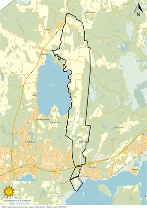 Översiktsbild över planområdet