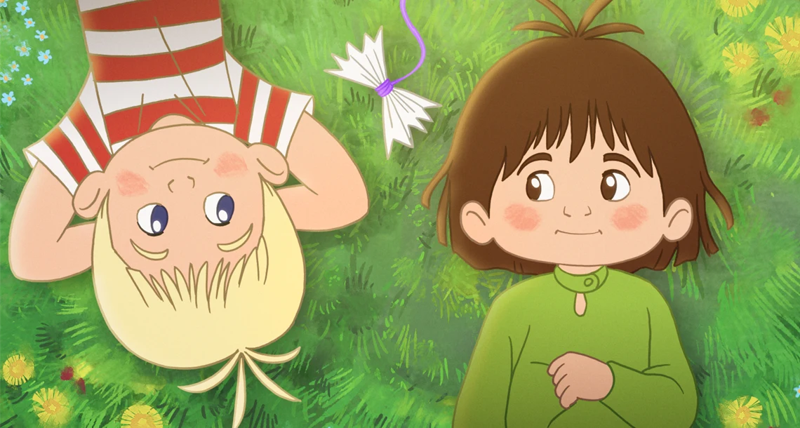 Scen ur filmen Emma & Totte: Min första vän