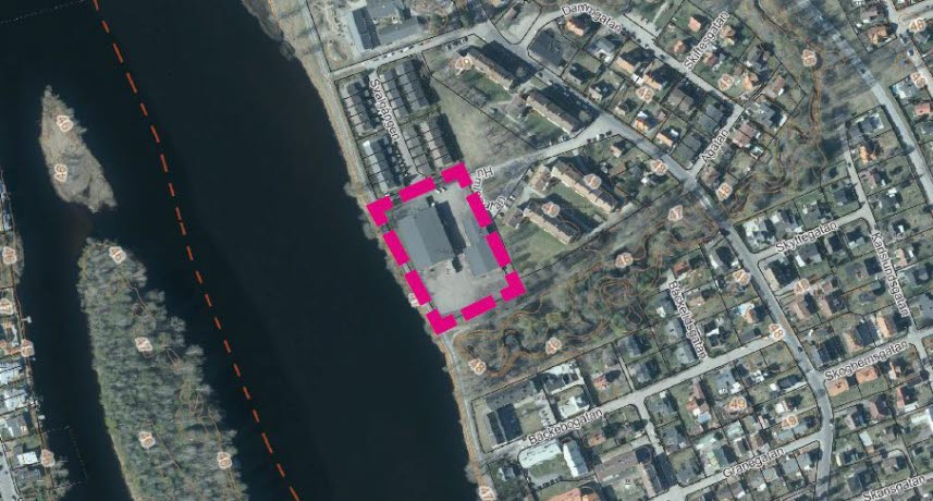 Översiktsbild över planområdet