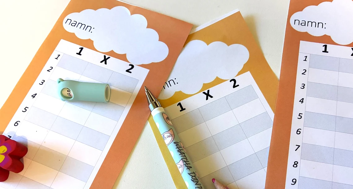 Talonger för tipspromenad