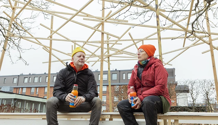 Konstnärsduo MASU