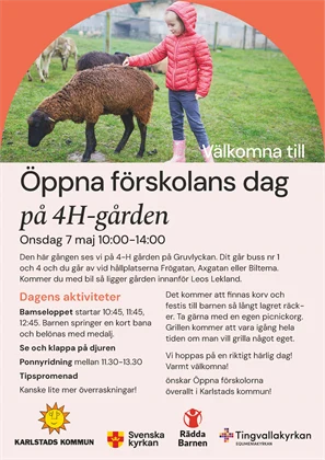Affisch om Öppna förskolans dag 2025