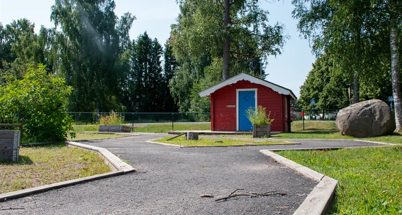 Björkdungens förskola cyckelstig