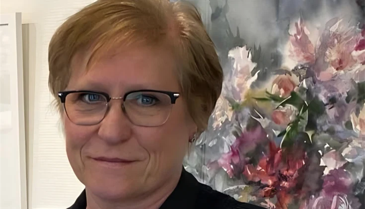 Konstnären Olga Karlsson