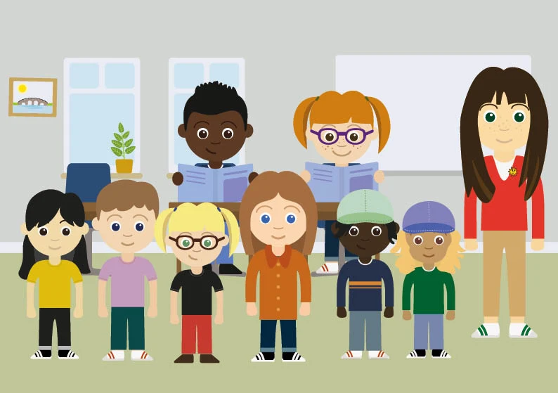 Skolval bild utan text 