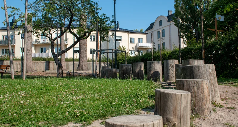 Förskolan Galaxen balansgång