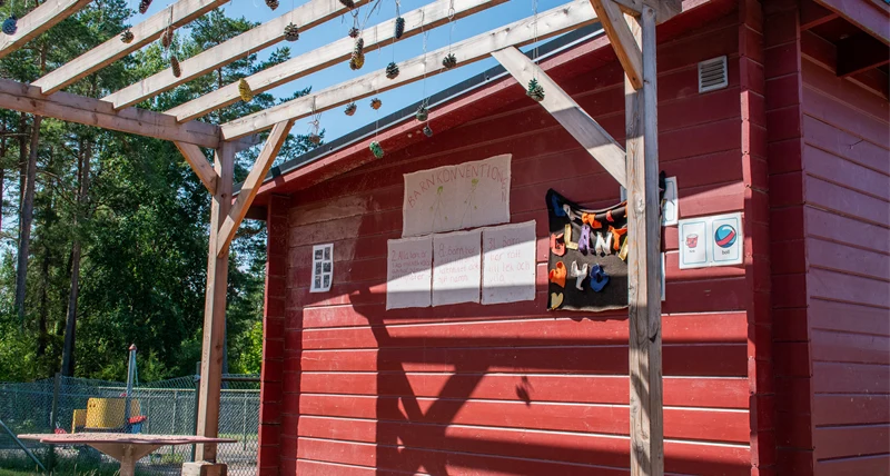 Gläntans förskola gården