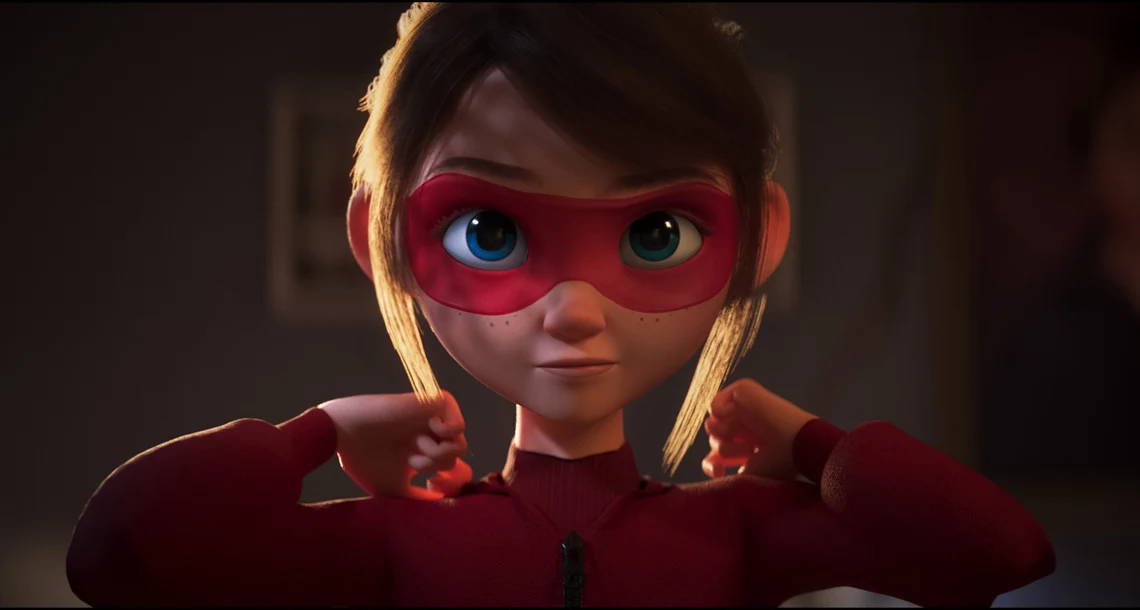 Scen ur filmen Handbok för superhjältar