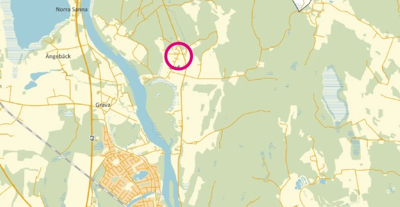 Översiktsbild som visar planområdets läge