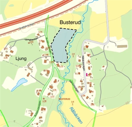 Karta över arrendemark