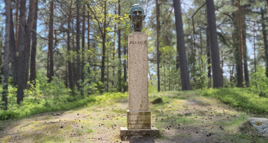 Byst Wilhelm Welin av Eric Rafael Rådberg