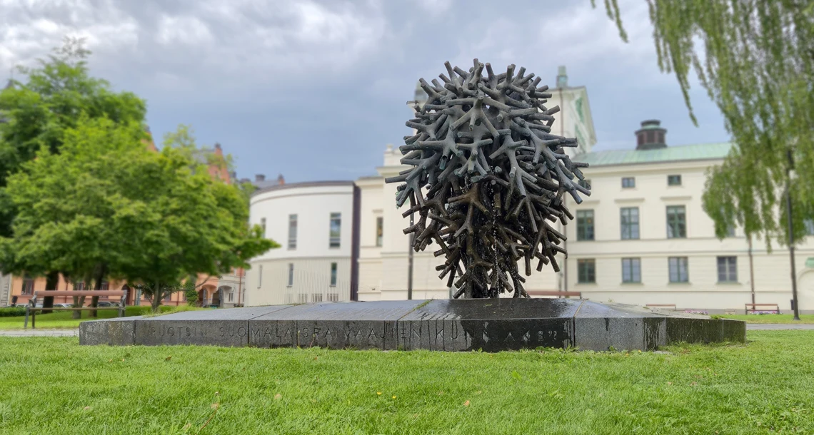 Konstverket Vindarnas boning av Aimo Tukiainen