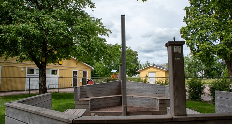 Sångtrastens förskola bakgård