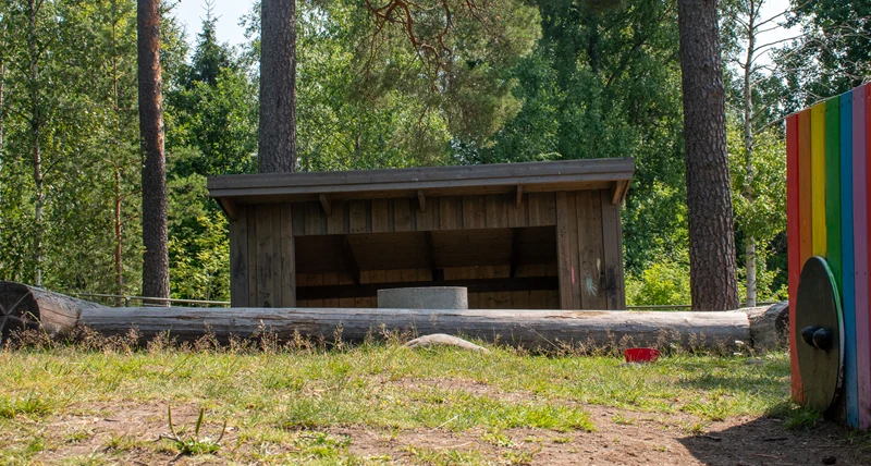 Mjölnartorpets förskola eldstad