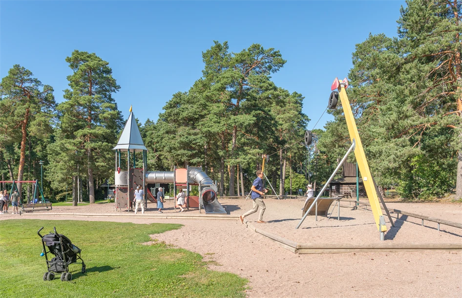 Lekpark i Mariebergsskogen