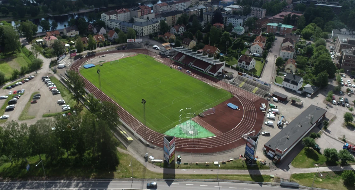 Flygbild tingvalla IP