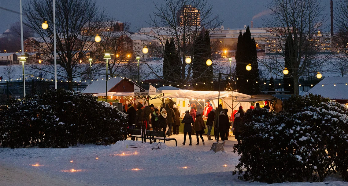Julmarknad Mariebergsskogen
