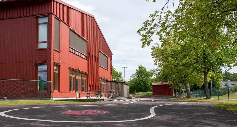 Rudsängens förskola lekplats