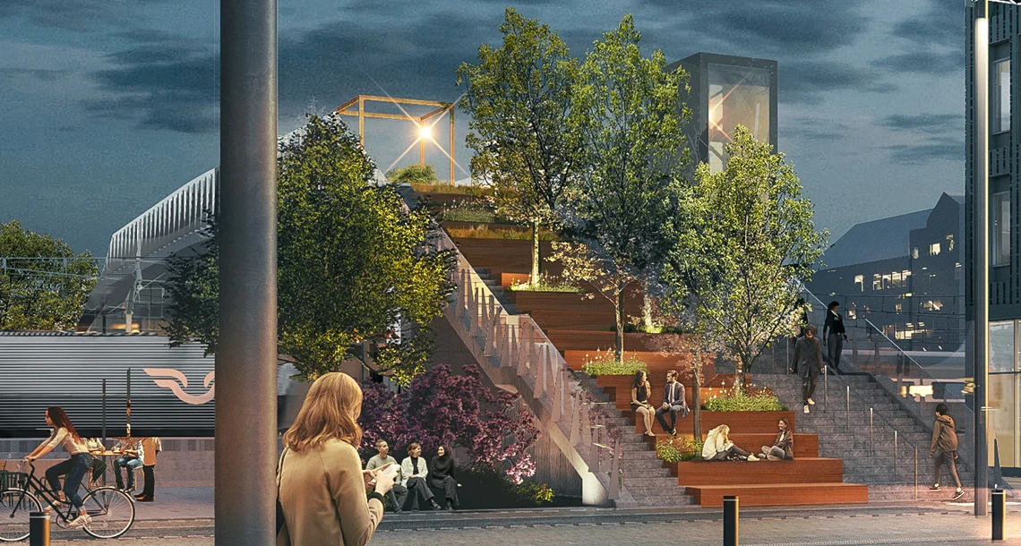 Trädgårdslänken Hamngatan
