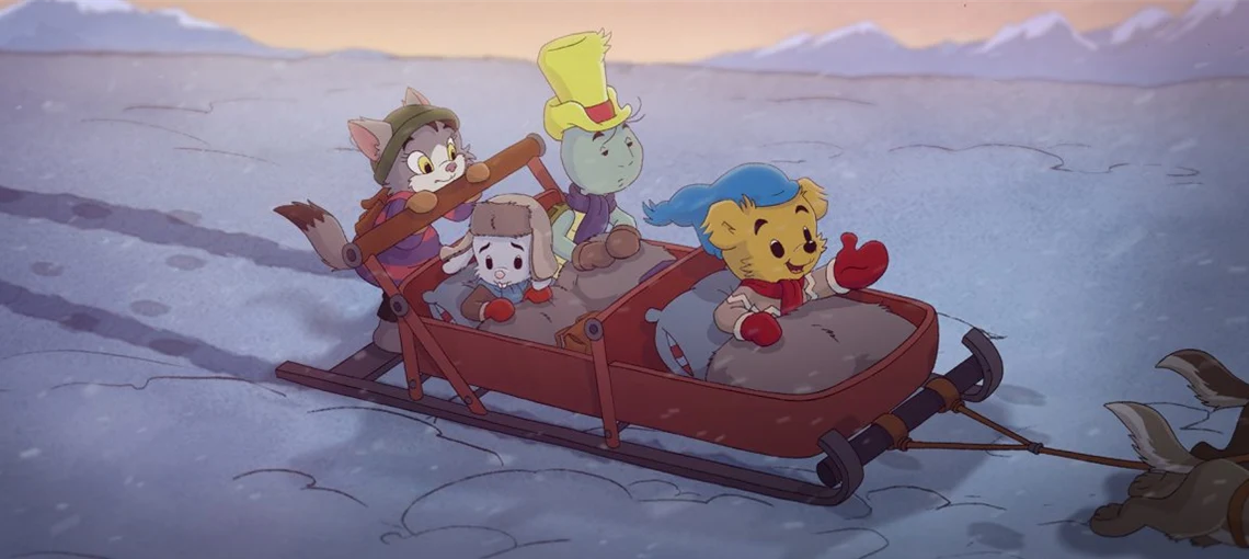 Ur barnfilmen Bamse och vyulkanön