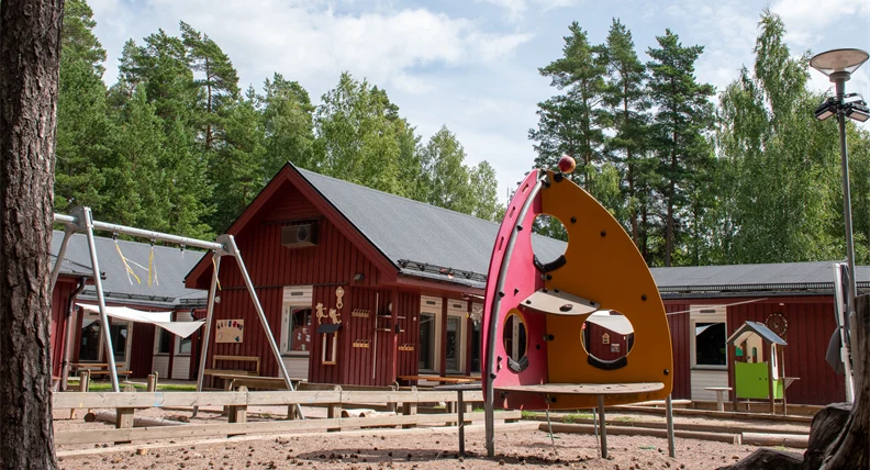 Rudskogens förskola gården