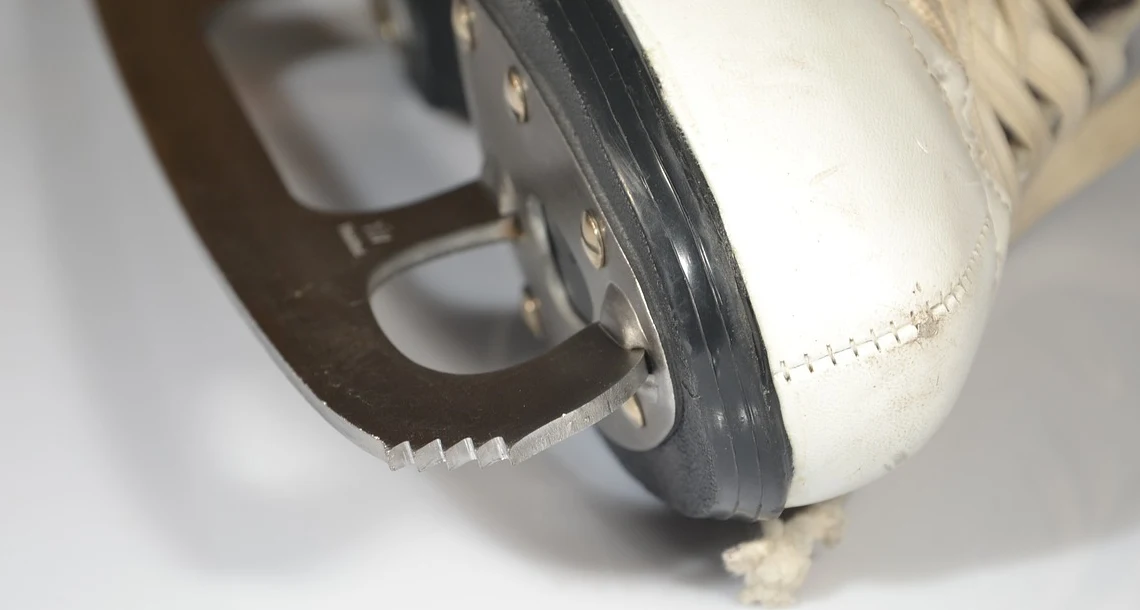 En skridsko i närbild