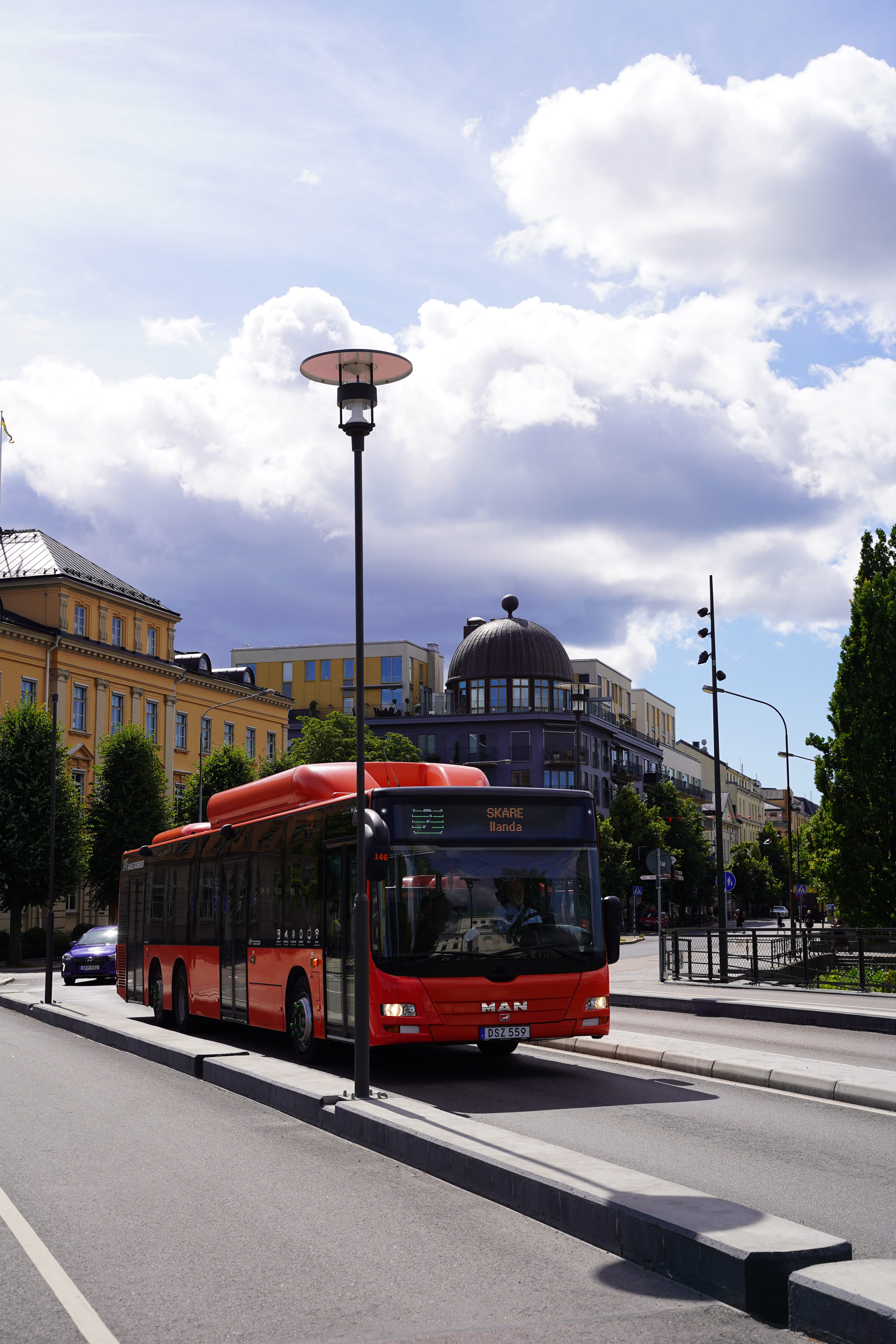 En stadsbuss i Karlstad