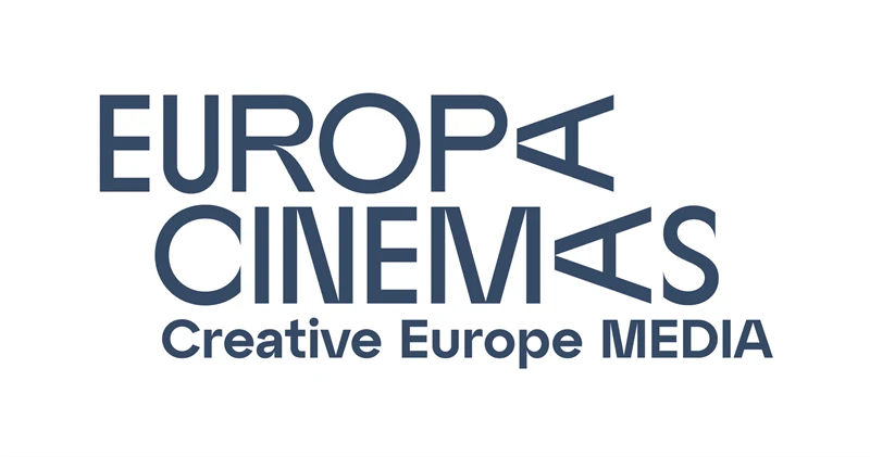 Europa Cinemas logo med blå text