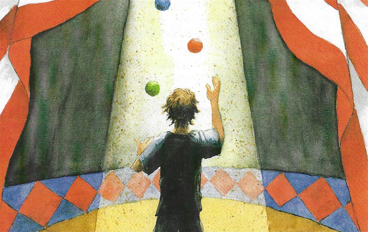 Illustration jonglör