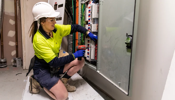 Elektriker på Karlstads teknikcenter