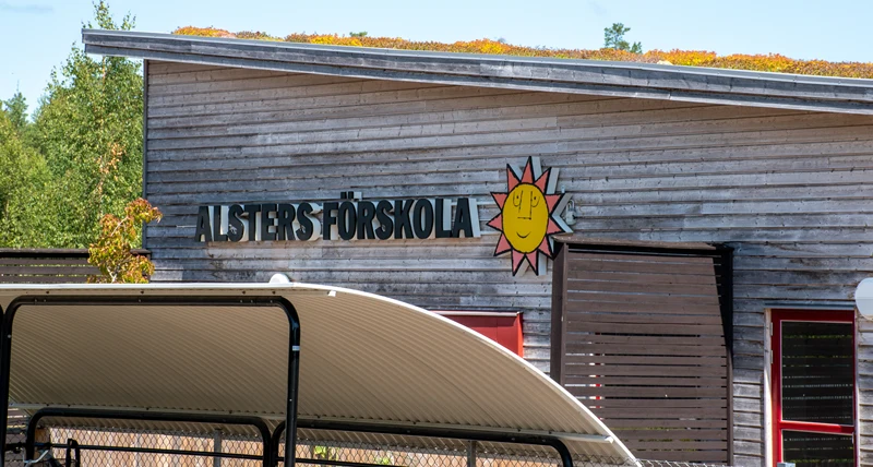 Alsters förskola skylt