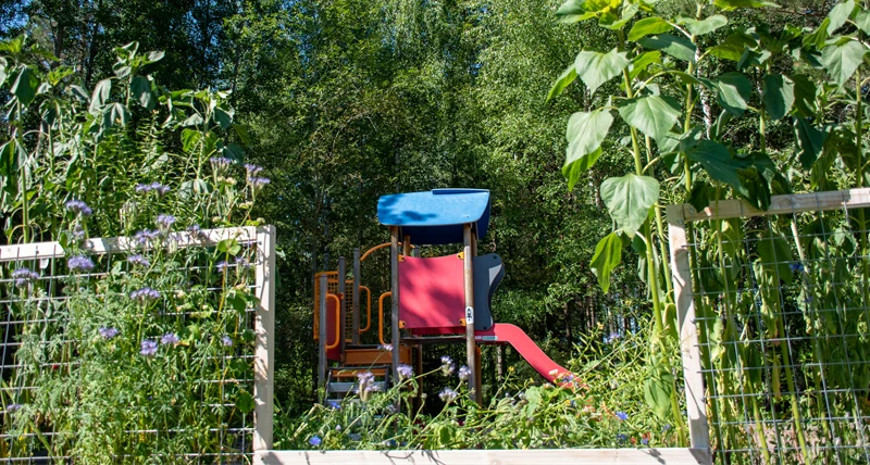 Fogdemyrens förskola rutschkana